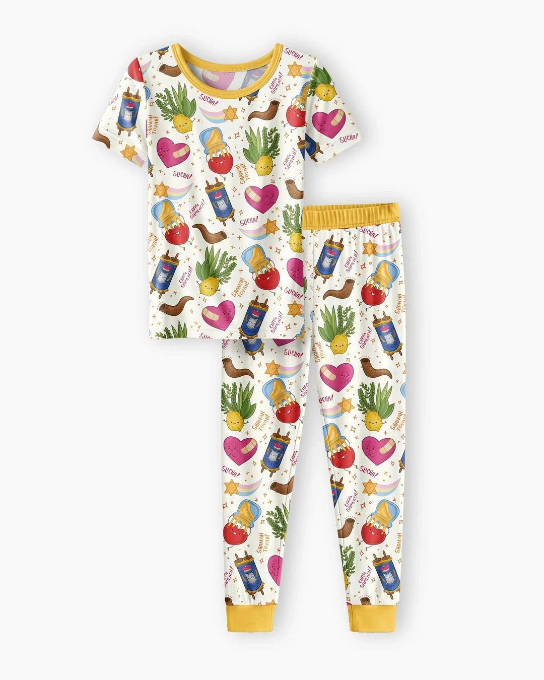 Jewish High Holidays Bamboo Two Piece Short Sleeve Pajama Set