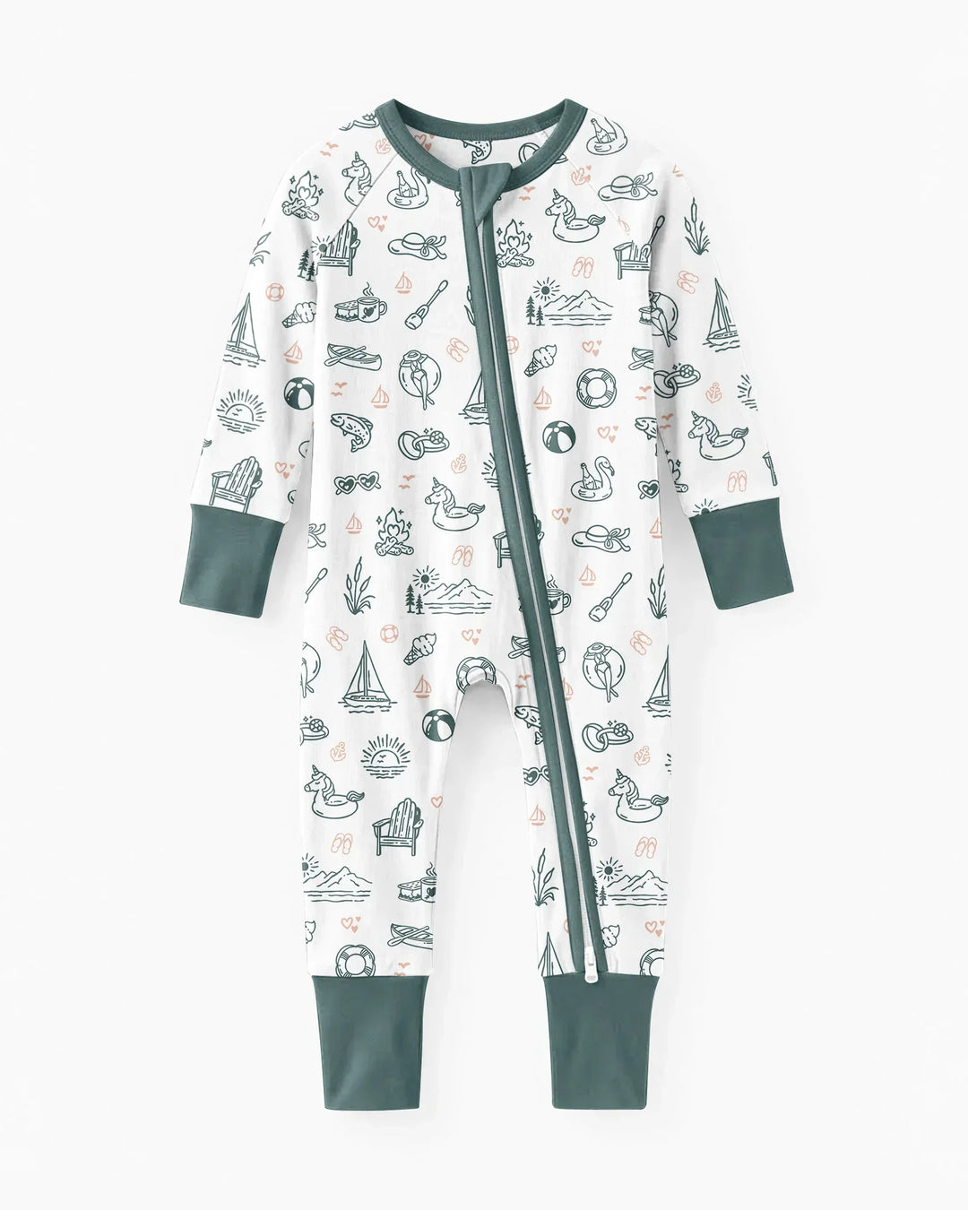 Gerippte Babykleidung mit individuellem Foto - Weich &amp; Skizzenhaft