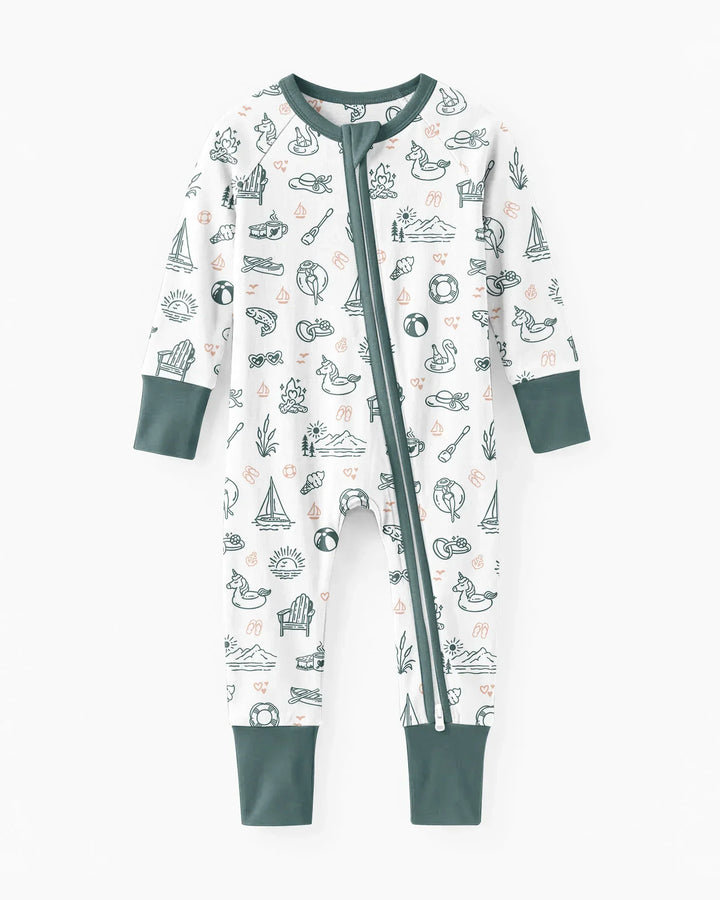 Gerippte Babykleidung mit individuellem Foto - Weich &amp; Skizzenhaft