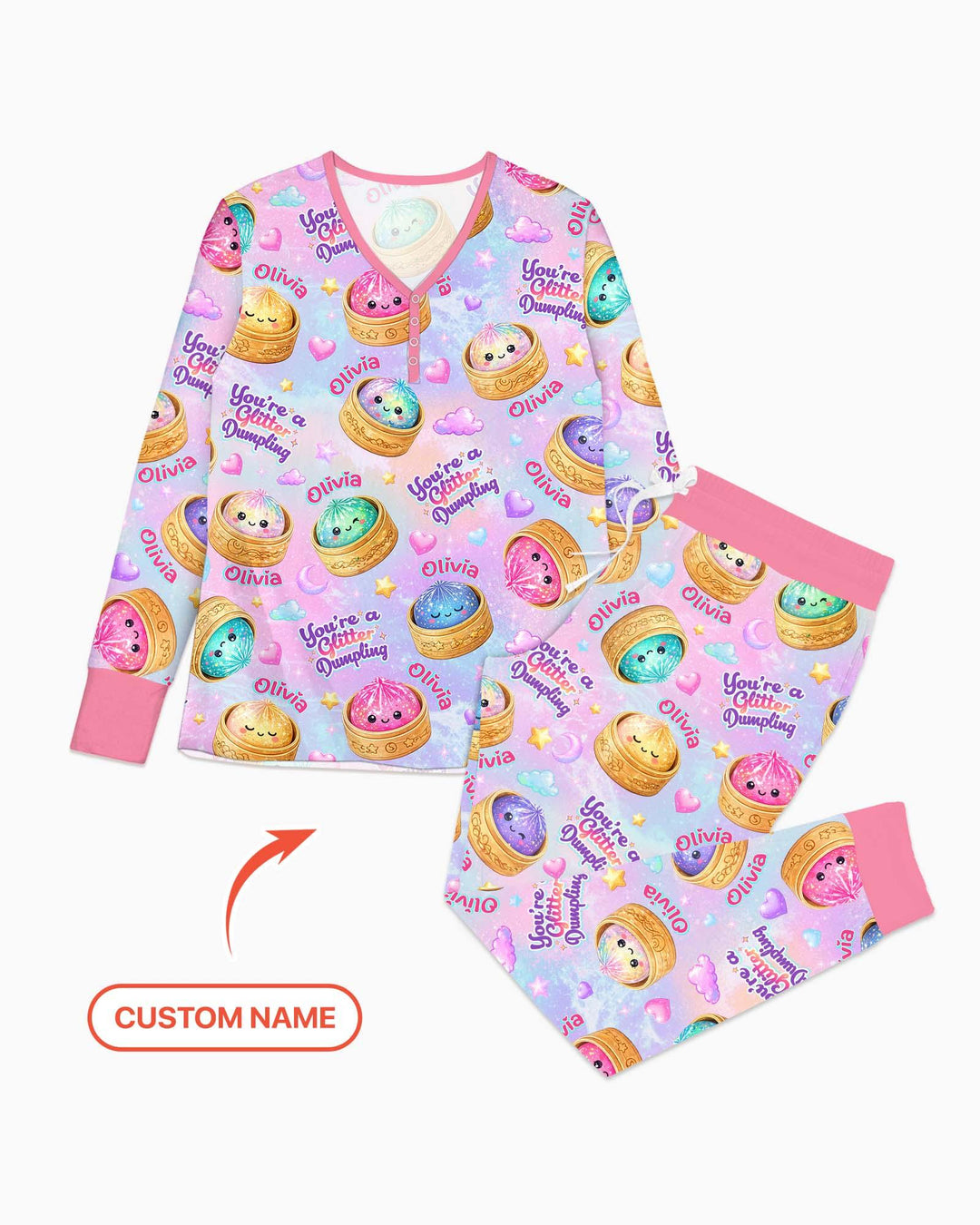 Vorlage Bambus Damen Pyjama Set