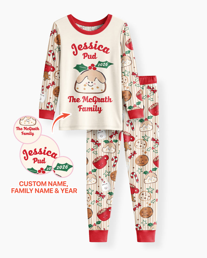 My Little Pudding Bamboo Two Piece Long Sleeve Pajama Set