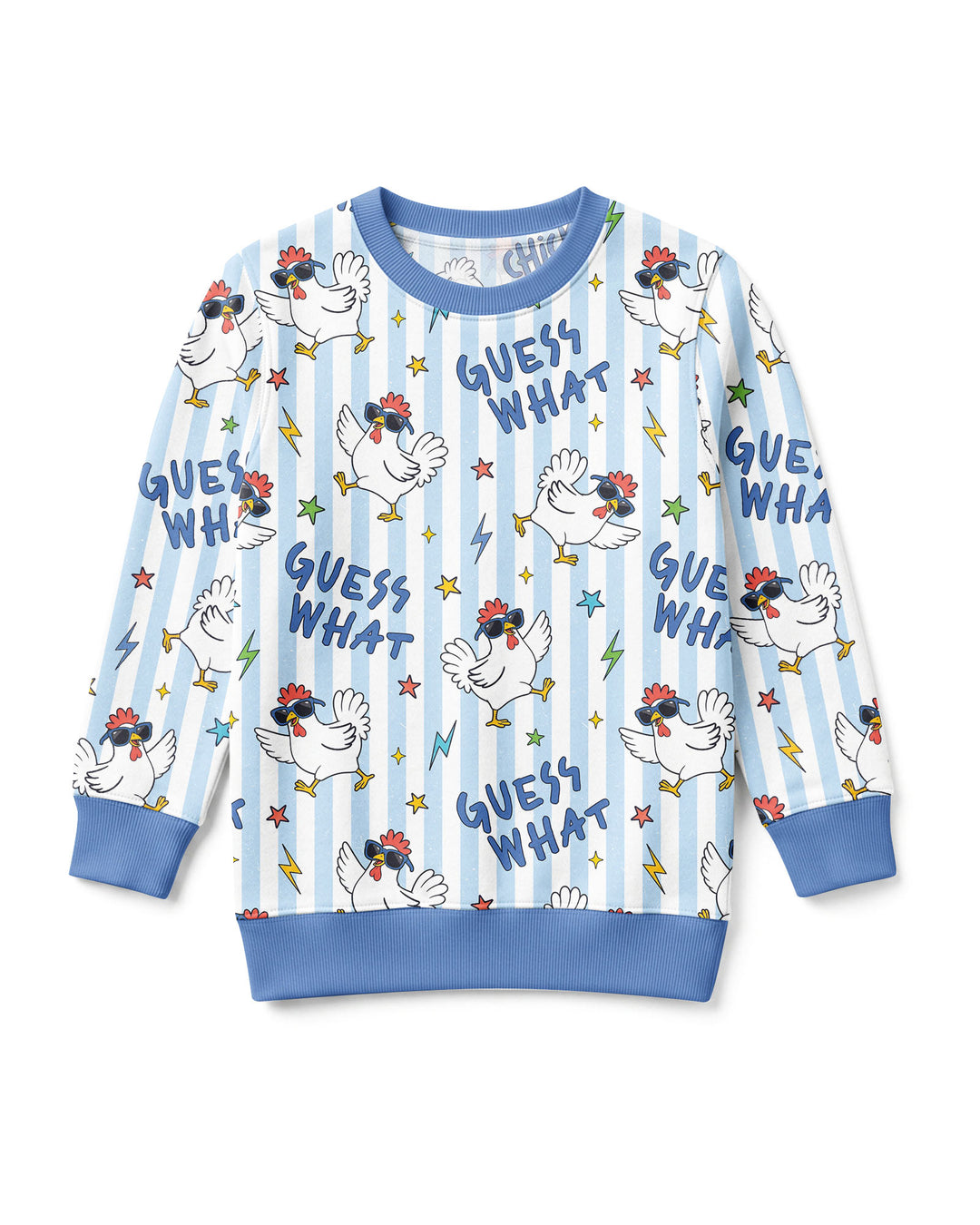 Guess What Chicken Butt! Bamboo Crewneck Sweatshirt