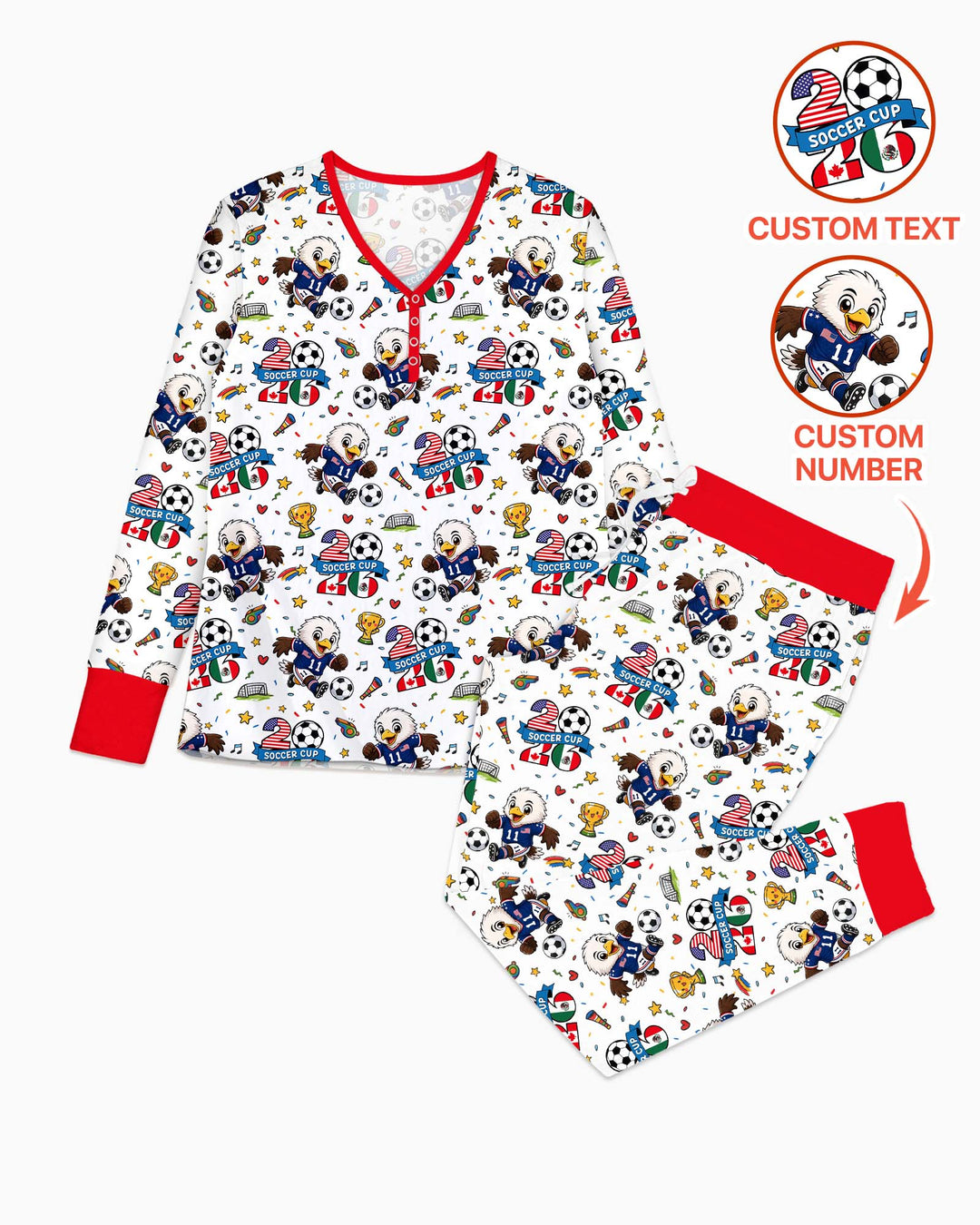 Plantilla de conjunto de pijama de mujer de bambú