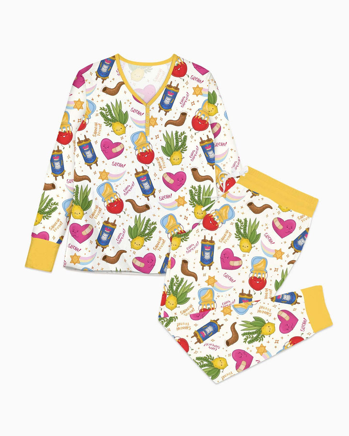 Jewish High Holidays Bamboo Women Pajama Set