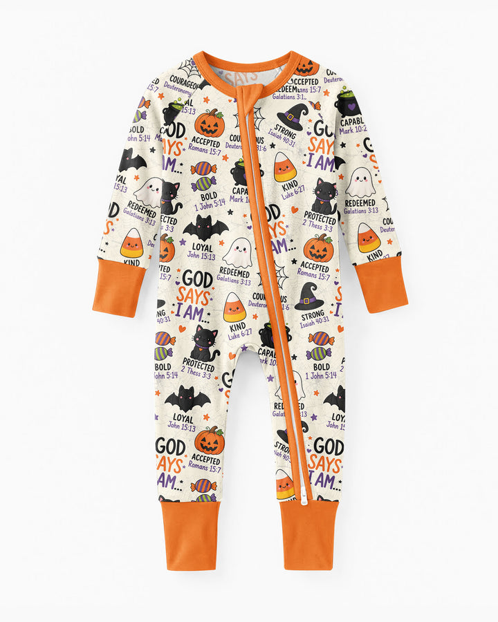 Halloween God Says I Am Bamboo Convertible Zippy