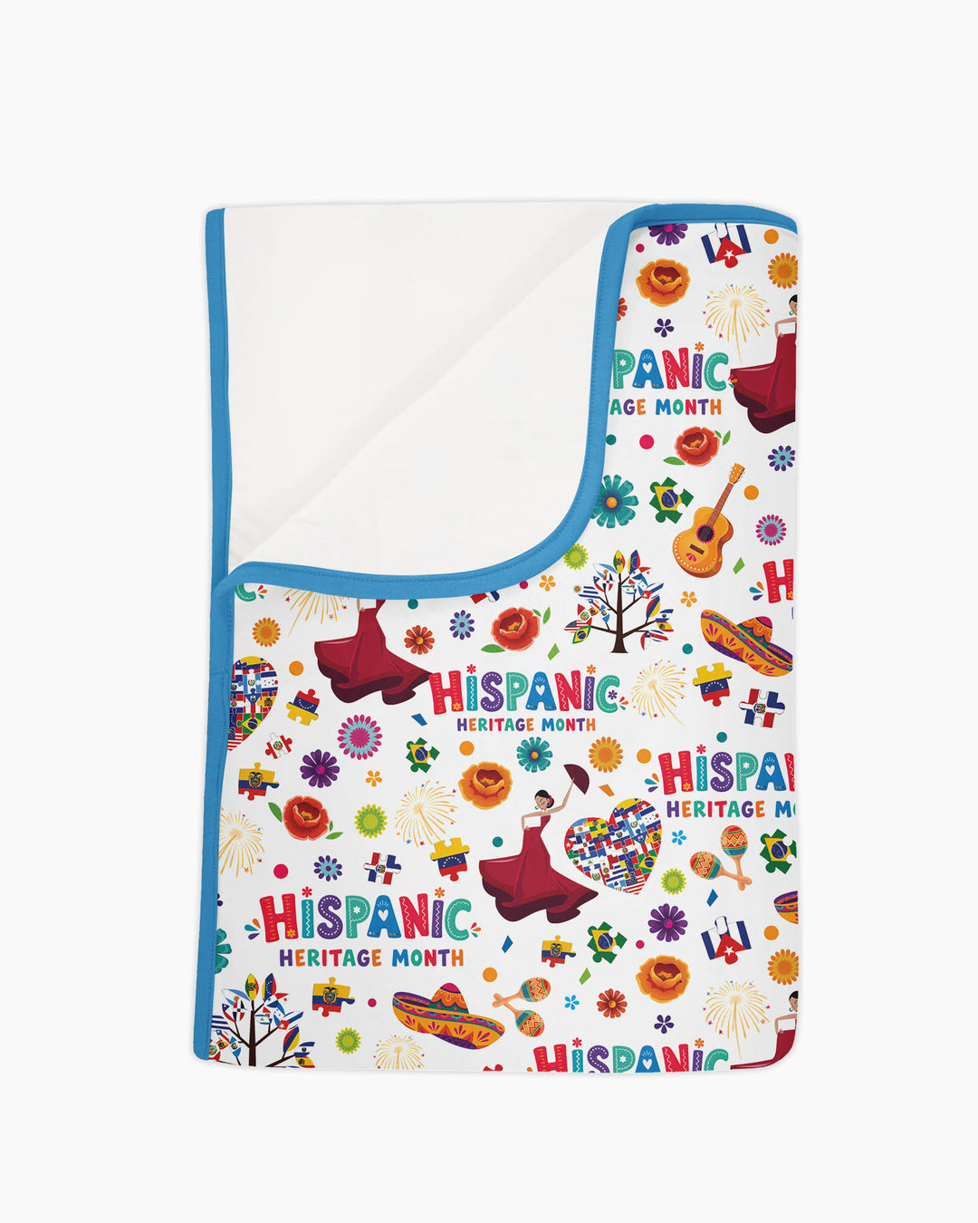 Fiesta Hispanic Heritage Month Bamboo Blanket