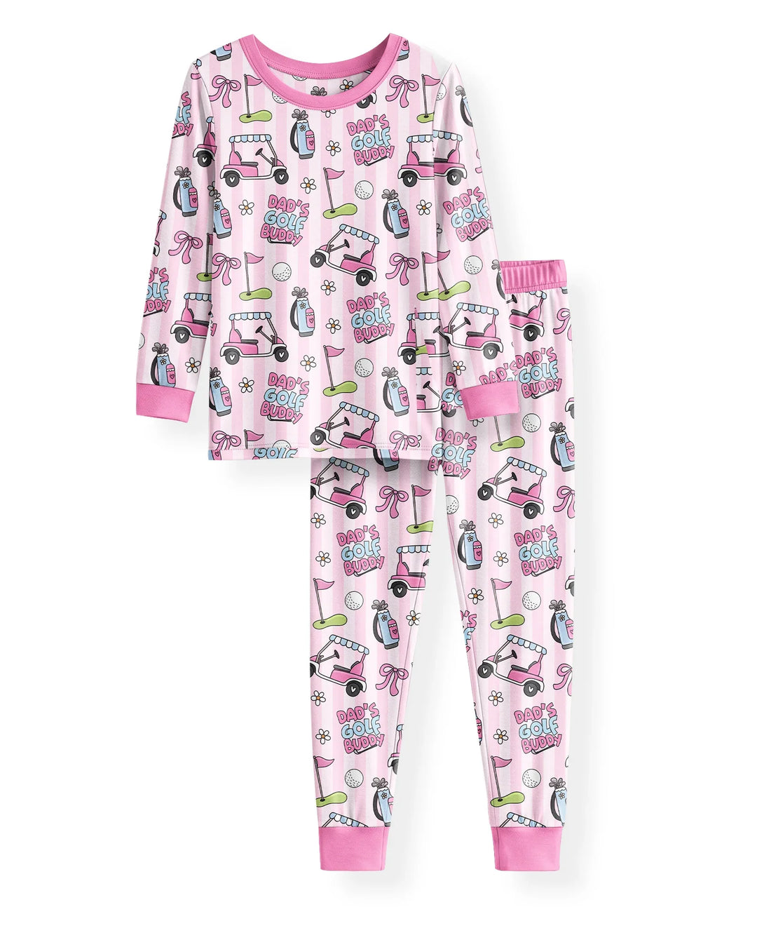 Dad's Golf Buddy Bamboo Two Piece Long Sleeve Pajama Set
