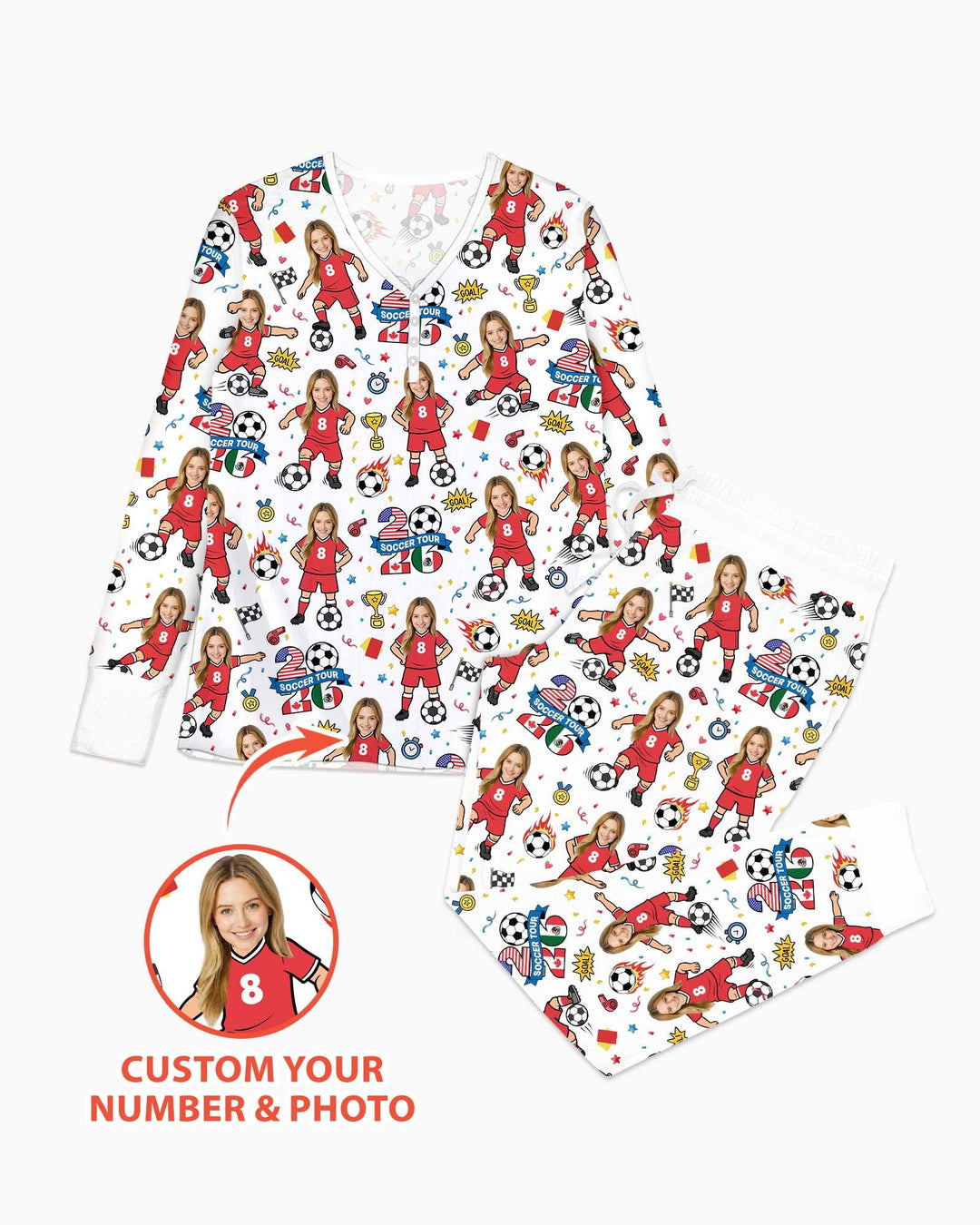 Vorlage Bambus Damen Pyjama Set