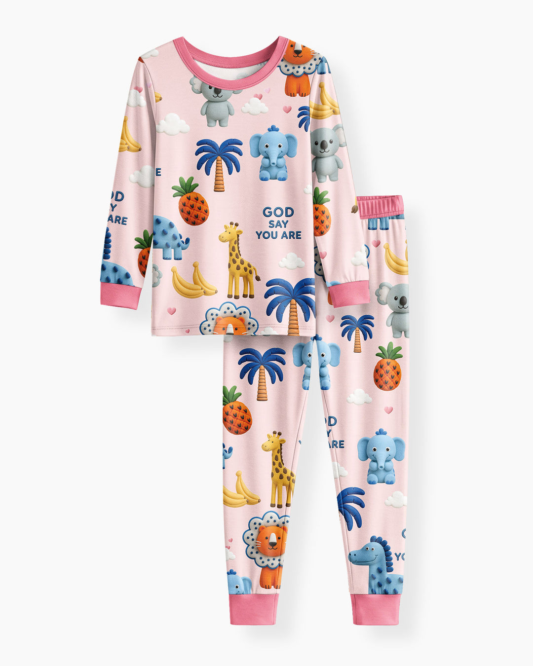 Little Blessings Bamboo Two Piece Long Sleeve Pajama Set