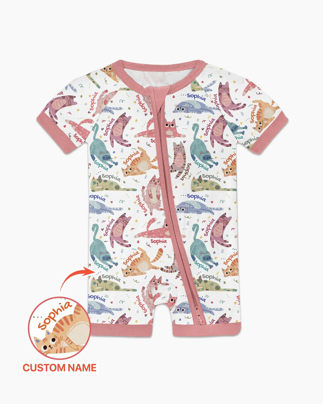 Cat Nap Crew Bamboo Shorty Zippy