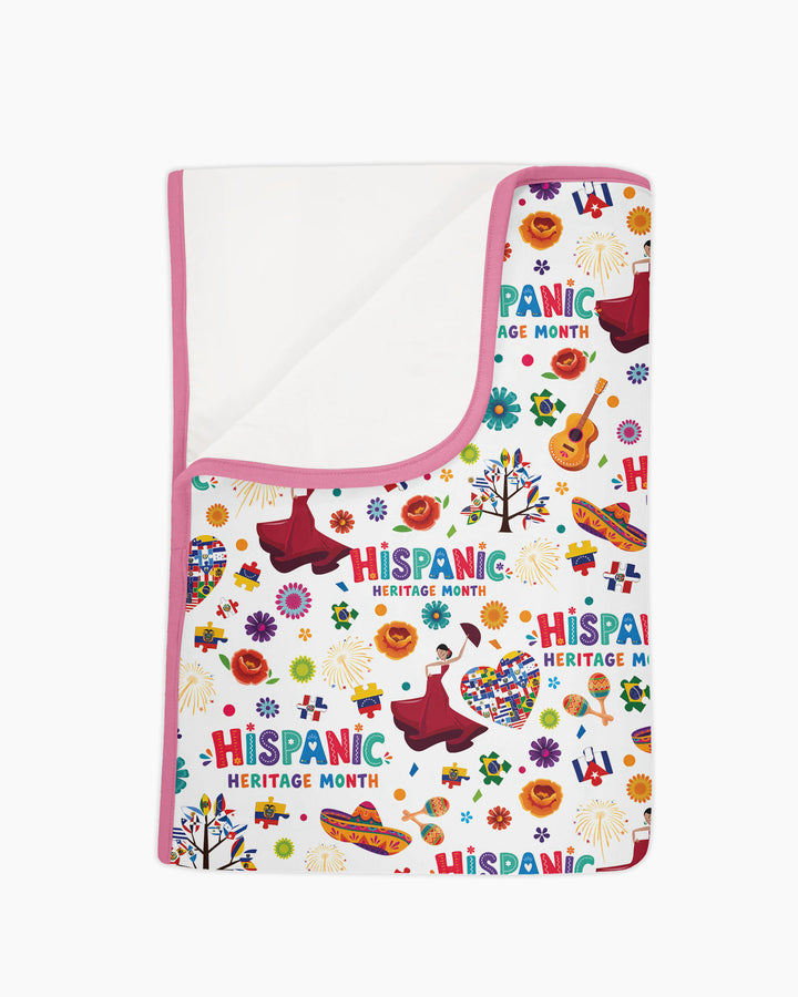 Fiesta Hispanic Heritage Month Bamboo Blanket