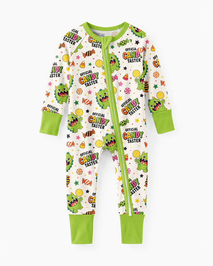 Halloween Official Candy Tester Bamboo Convertible Zippy