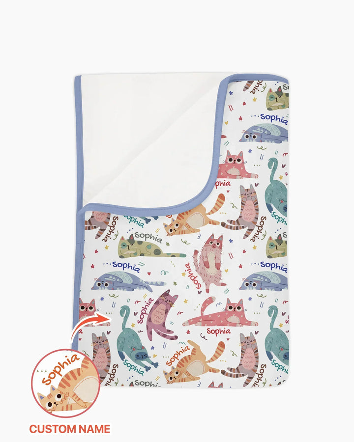 Cat Nap Crew Bamboo Blanket