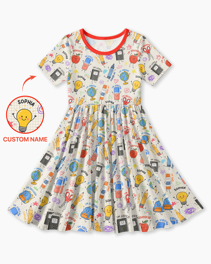 Vorlage Bambus Twirl Kleid