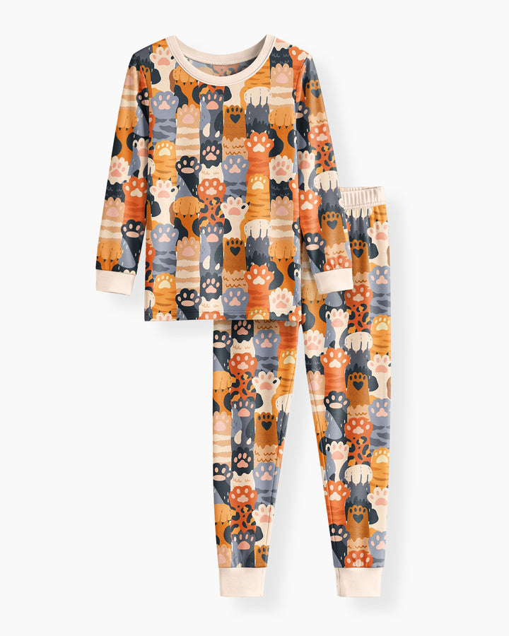 Curious Paws Bamboo Two Piece Long Sleeve Pajama Set