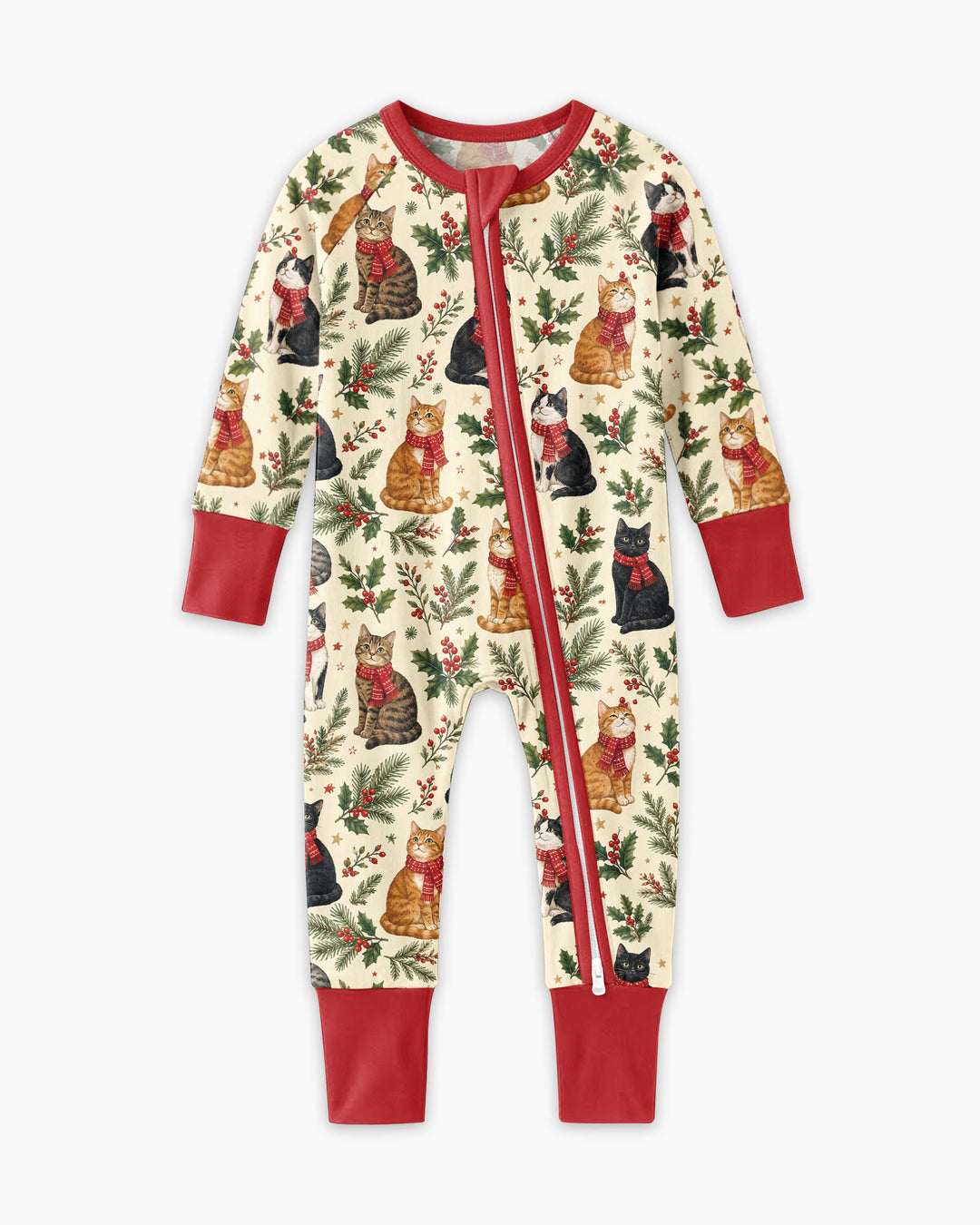 Christmas Cat Carolers Bamboo Convertible Zippy