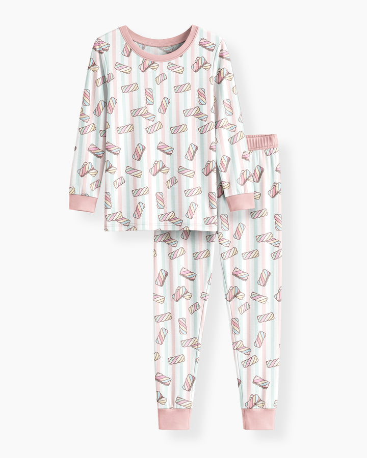 Marshmallow Magic Bamboo Two Piece Long Sleeve Pajama Set