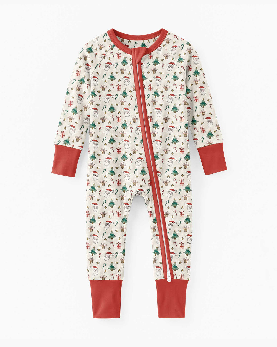 Snowy Santa Bamboo Convertible Zippy