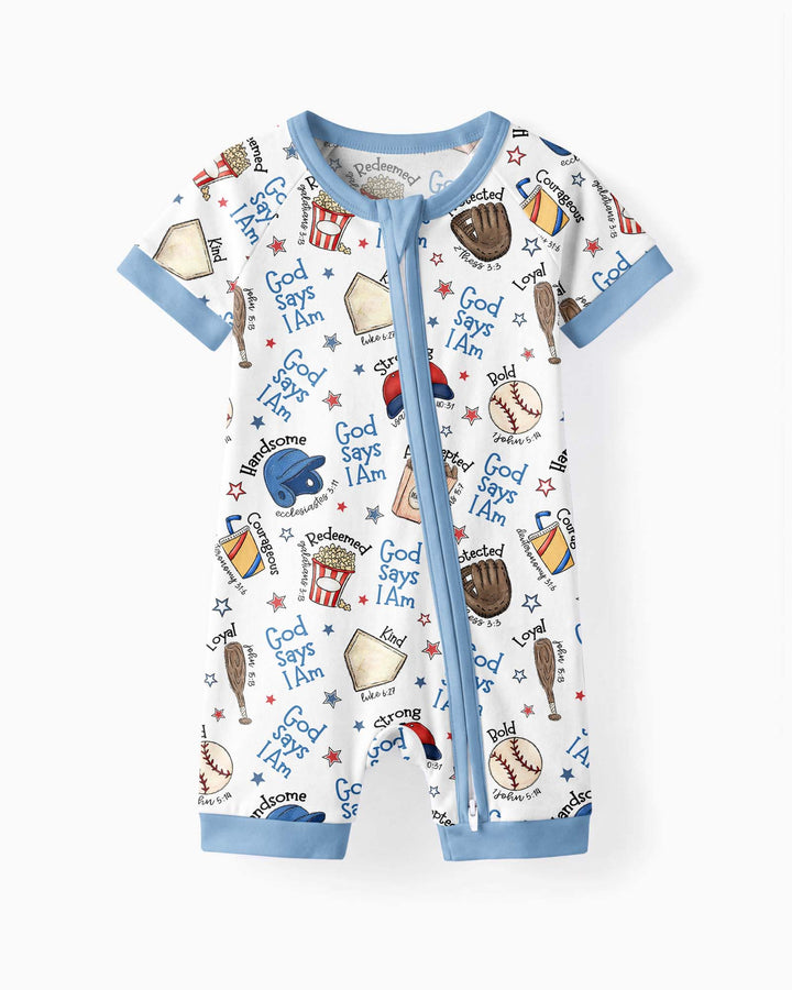 Christian Baseball Bamboo Shorty Zippy