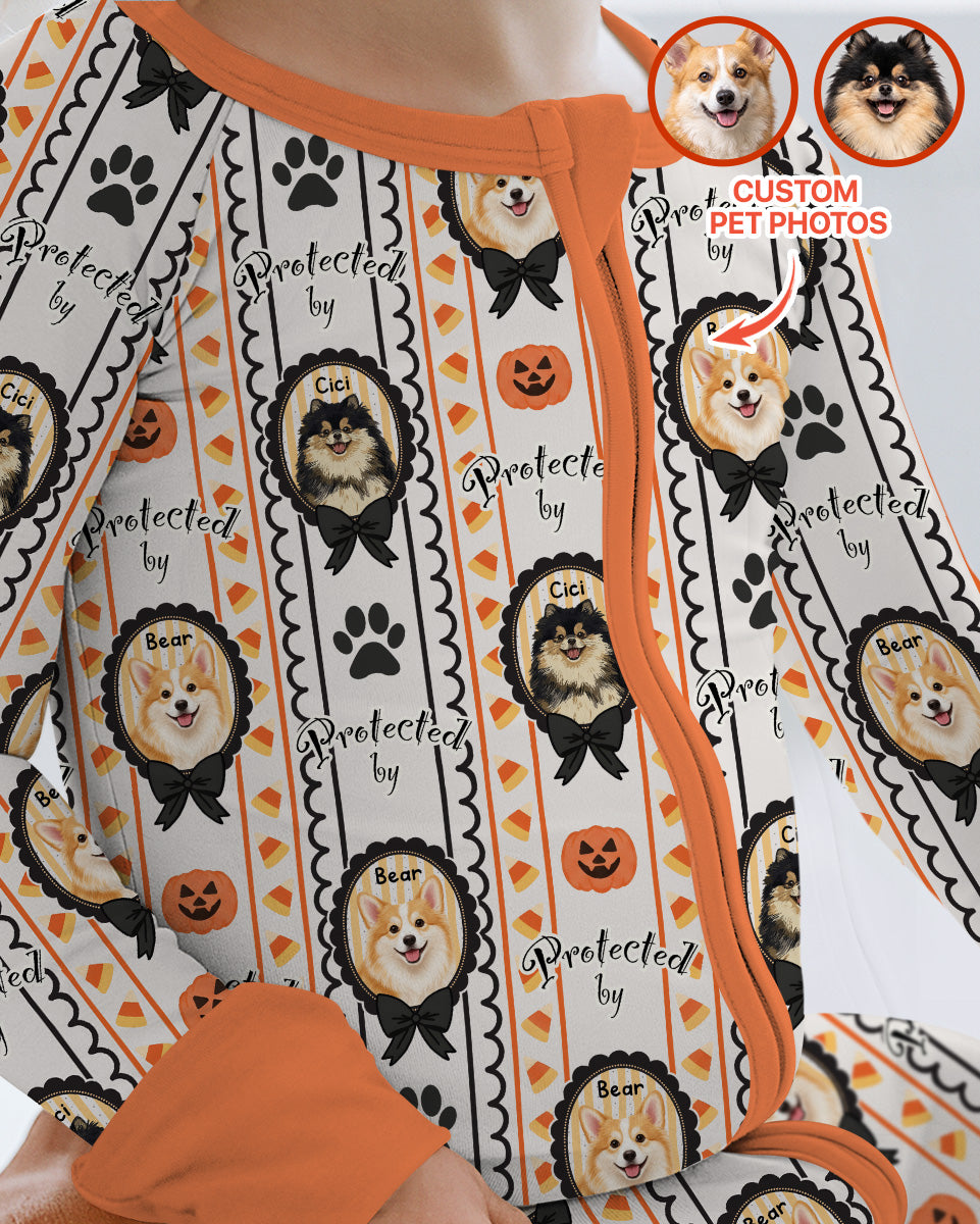 Custom Pet Photos Spooky Protector Bamboo Convertible Zippy