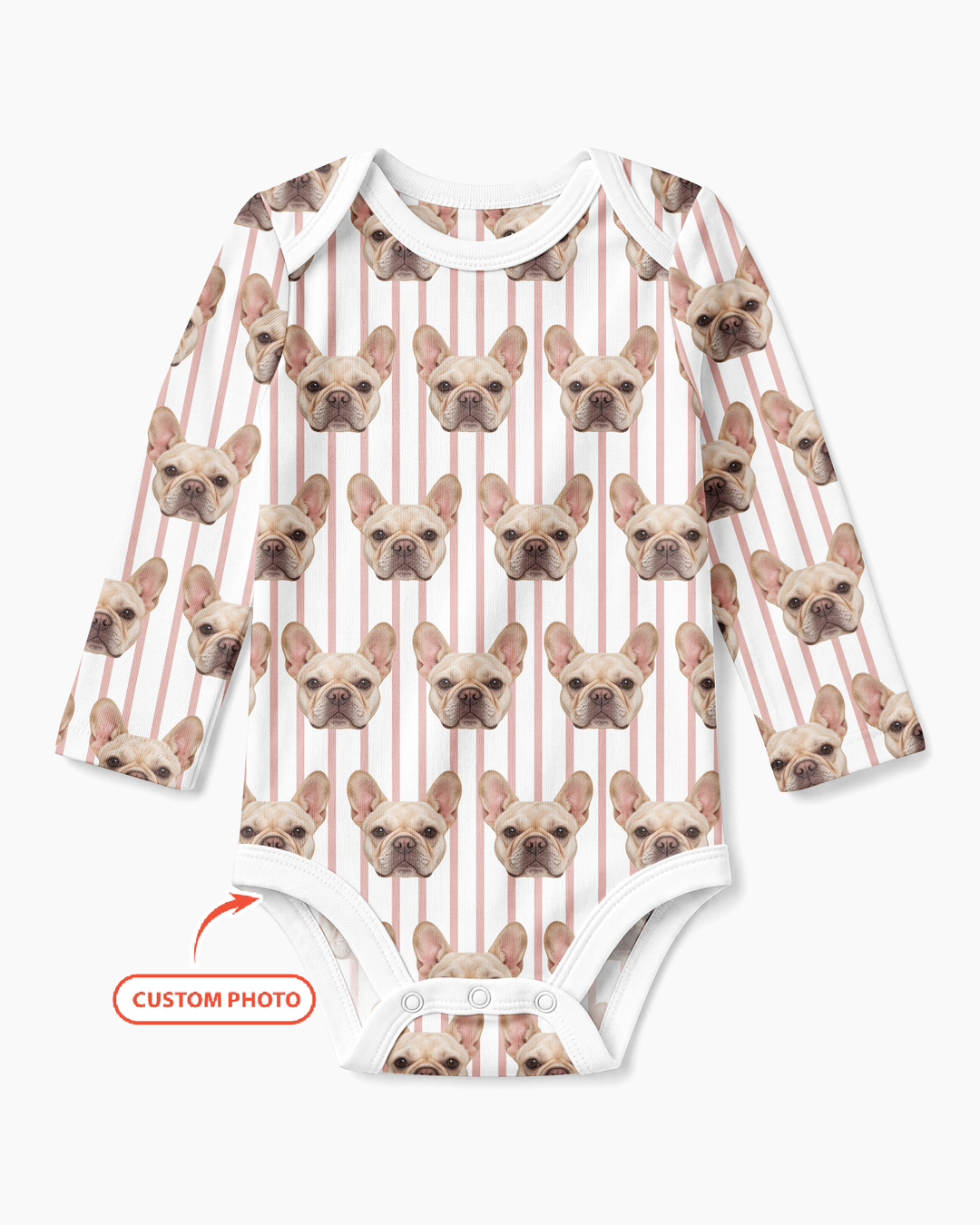Cute Baby With Pet Bamboo Bodysuit