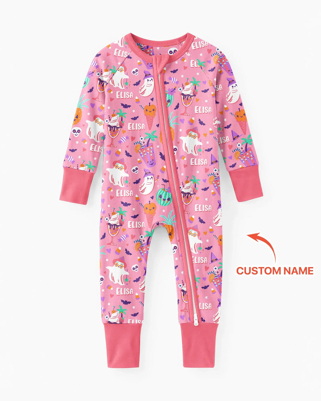 Summerween Doodles Bamboo Convertible Zippy