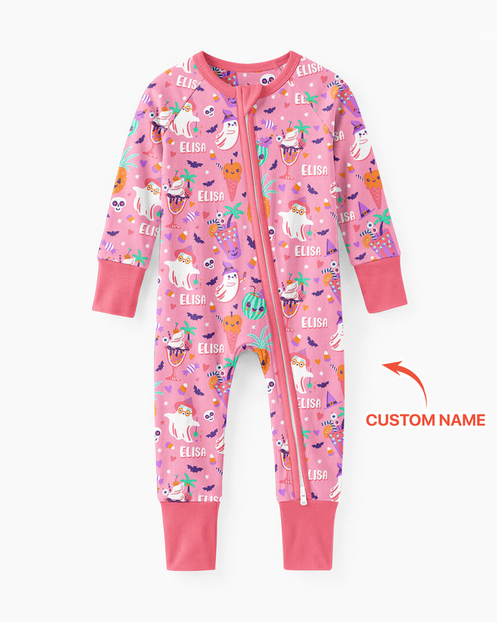 Summerween Doodles Bamboo Convertible Zippy