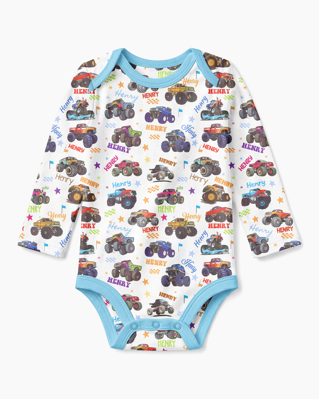 Gerippte Babykleidung mit individuellem Foto - Weich &amp; Skizzenhaft