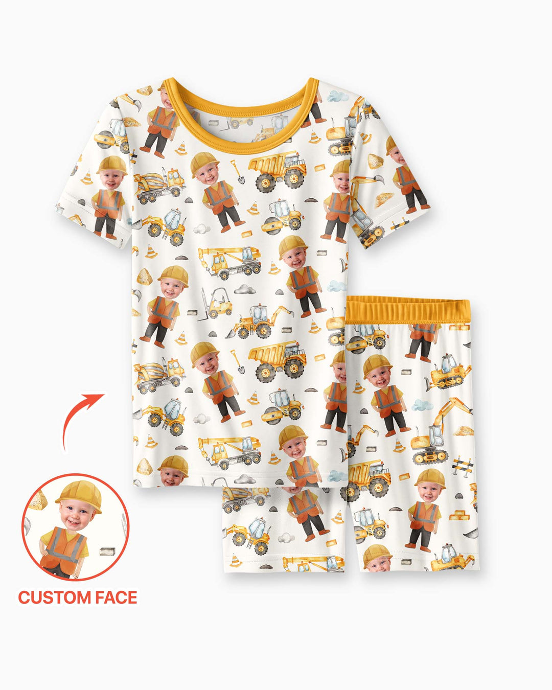 Schlafanzug-Set zweiteilig, kurze Ärmel, kurze Hose, Bambus