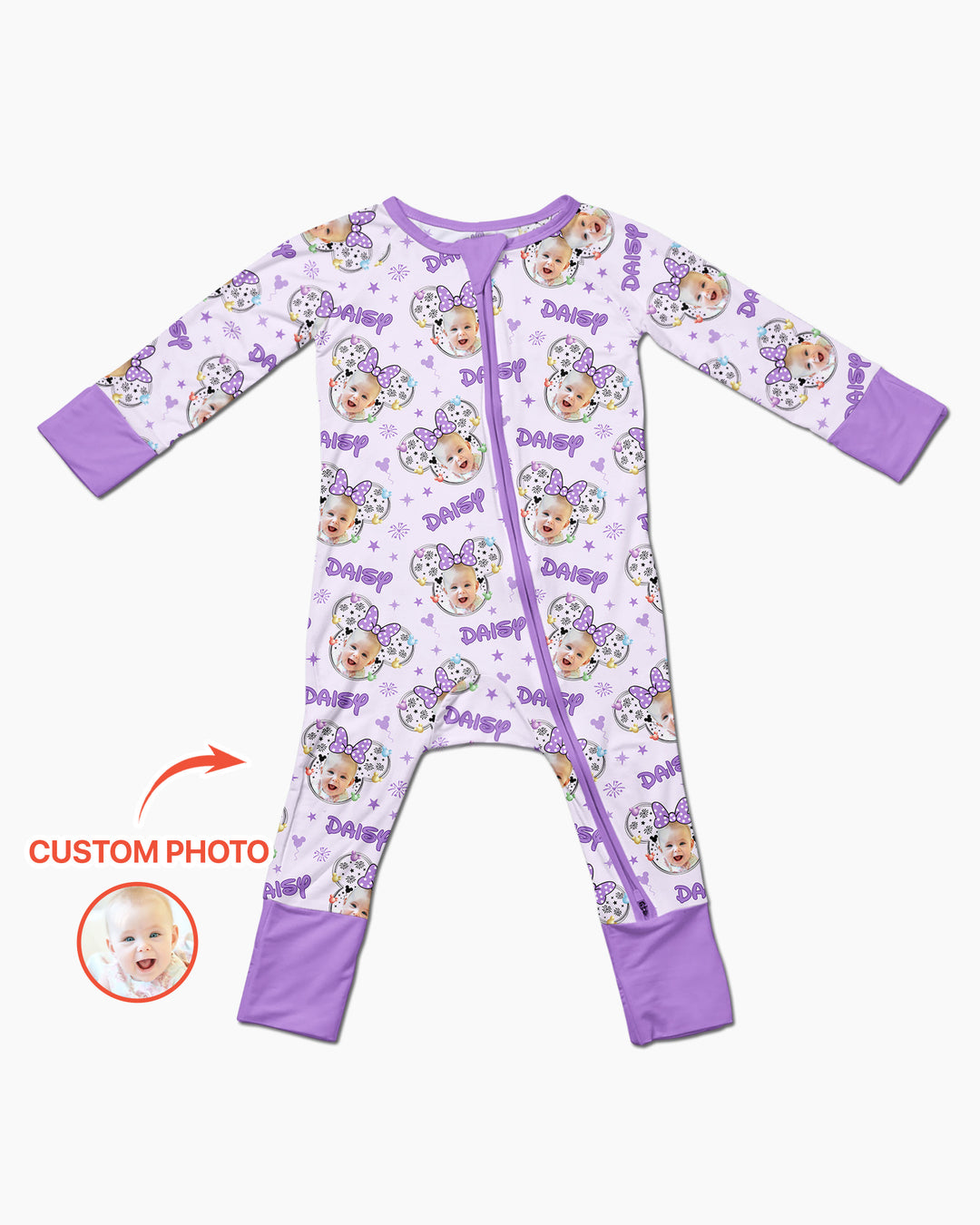 Custom Photo Little Princess Bamboo Convertible Zippy