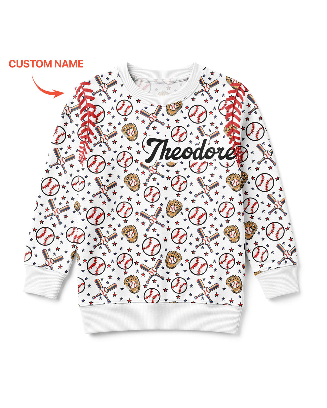 Custom Template Bambus-Rundhals-Sweatshirt