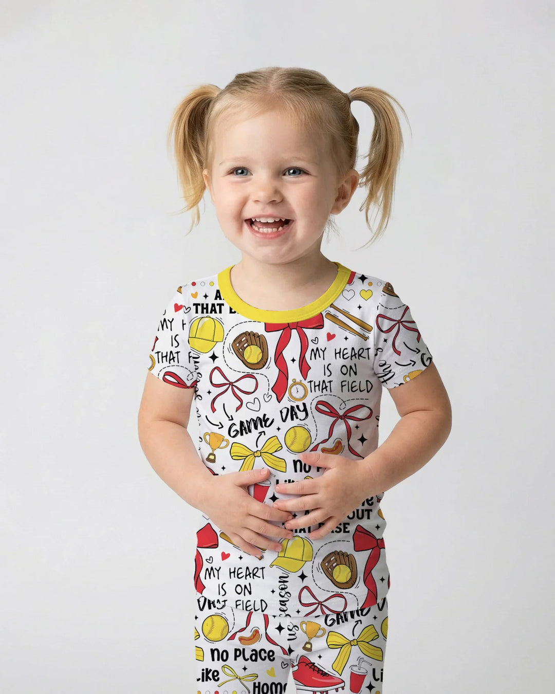 All About That Base Bamboo Two Piece Short Sleeve Pajama Set