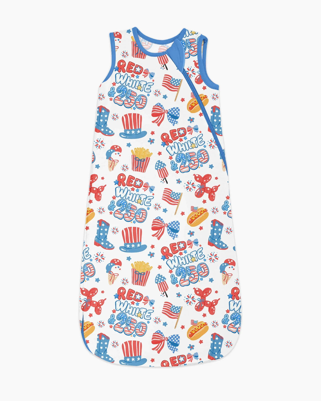 Red White & 250 Bamboo Sleep Bag