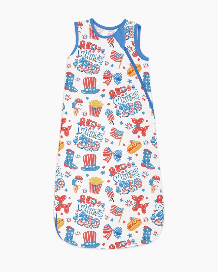 Red White & 250 Bamboo Sleep Bag