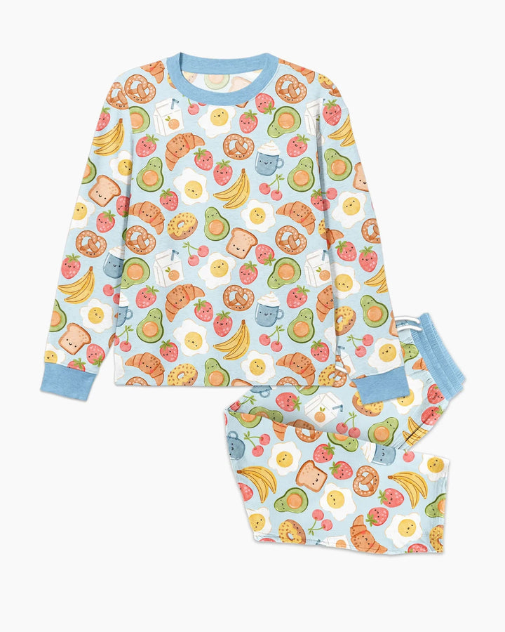 Breakfast Buddies Family Matching Bamboo Men's Pajama Set
