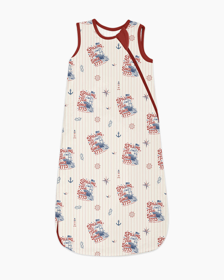 Spilling The Tea Since 1773 Family Matching Bamboo Sleep Bag