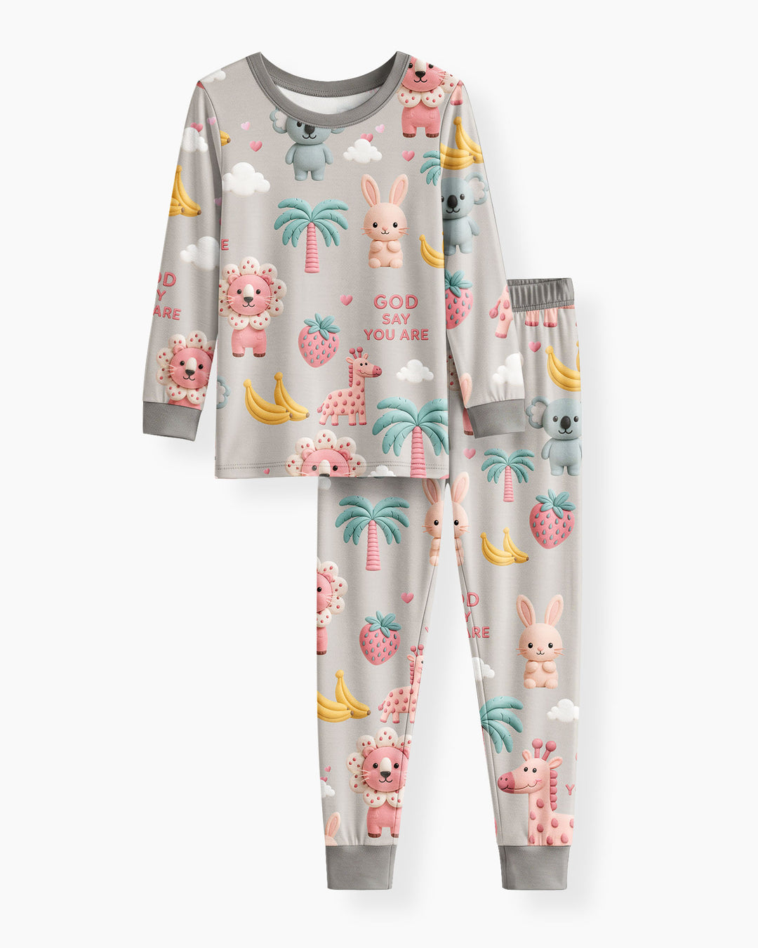 Little Blessings Bamboo Two Piece Long Sleeve Pajama Set