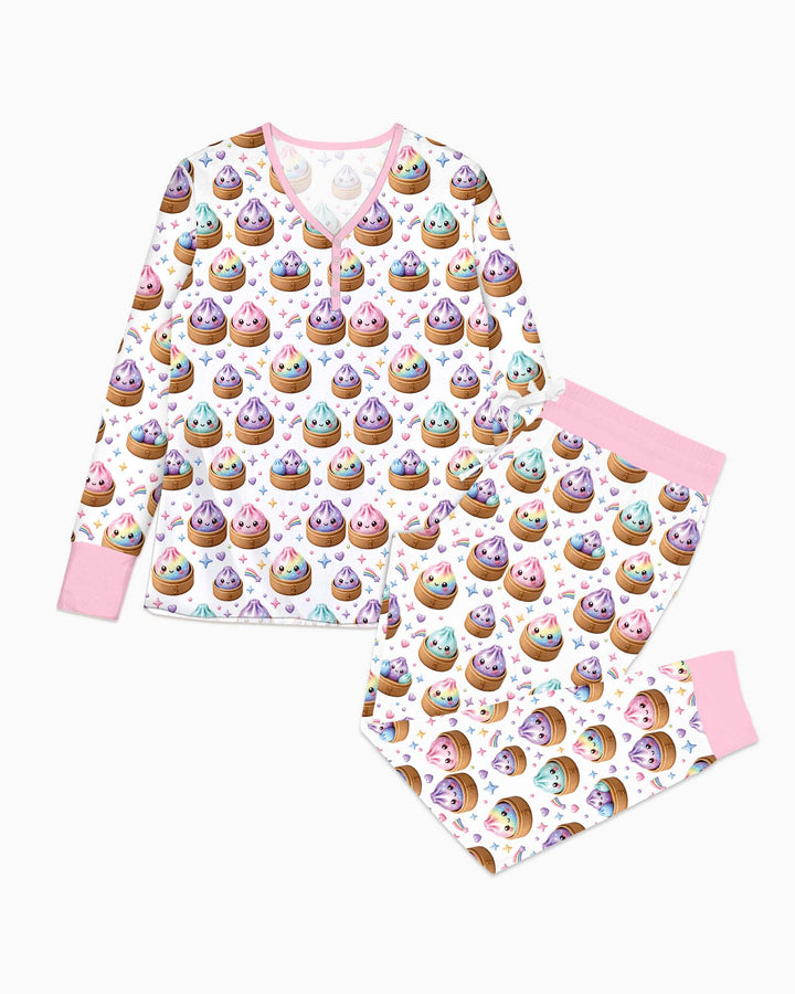 Vorlage Bambus Damen Pyjama Set