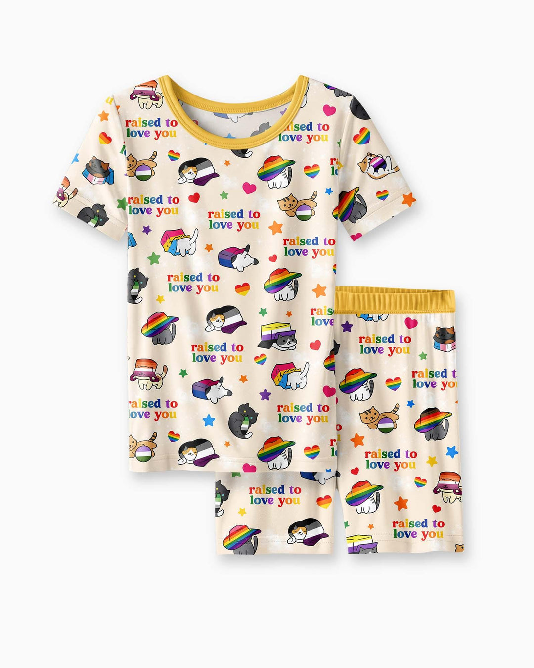Conjunto de Pijama de Dos Piezas de Bambú con Mangas Cortas y Pantalones Cortos
