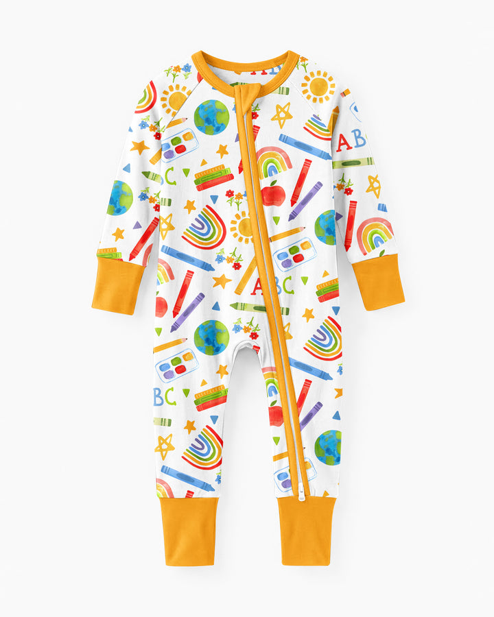 School Scribbles Bamboo Convertible Zippy