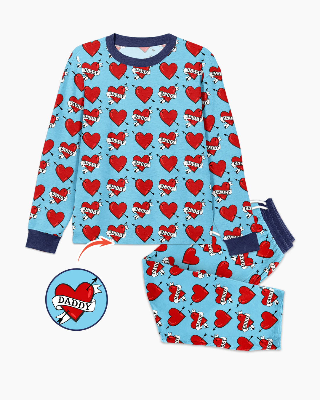 plantilla de Conjunto de Pijama de Bambú Personalizado para Hombre