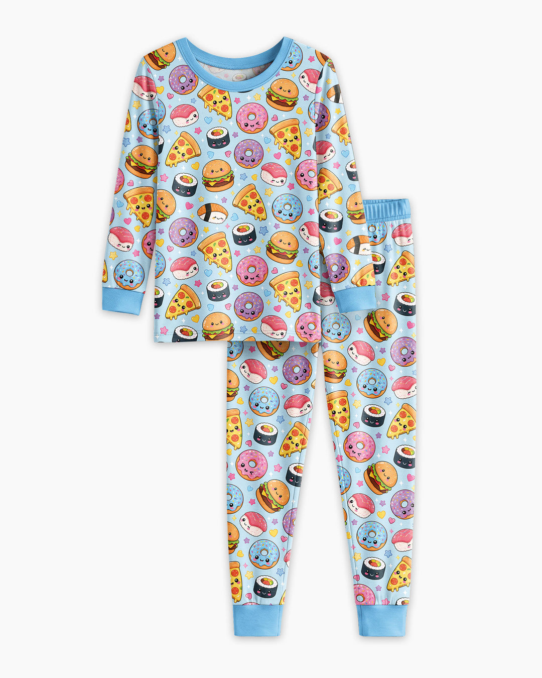 Conjunto de pijama de dos piezas de bambú con mangas largas, plantilla PERSONALIZADA