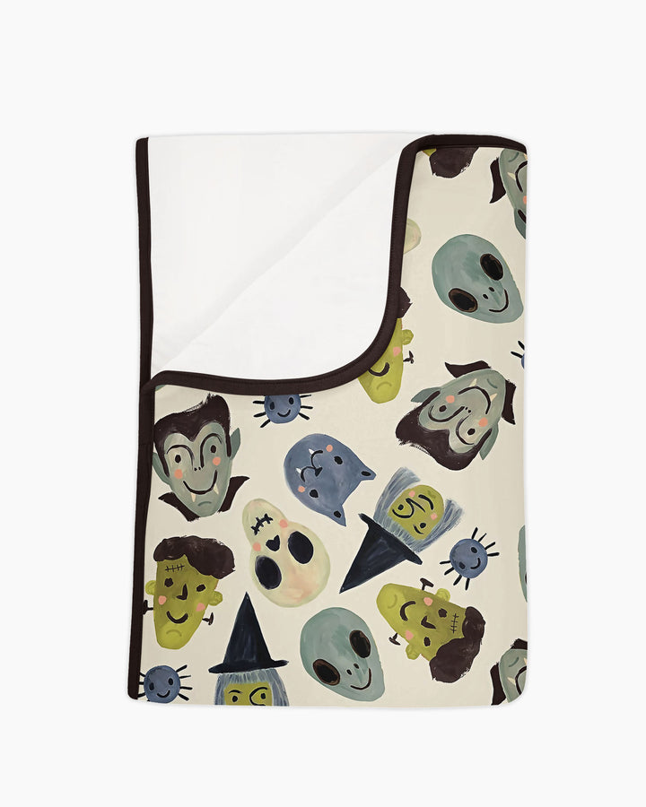 Halloween Face Bamboo Blanket