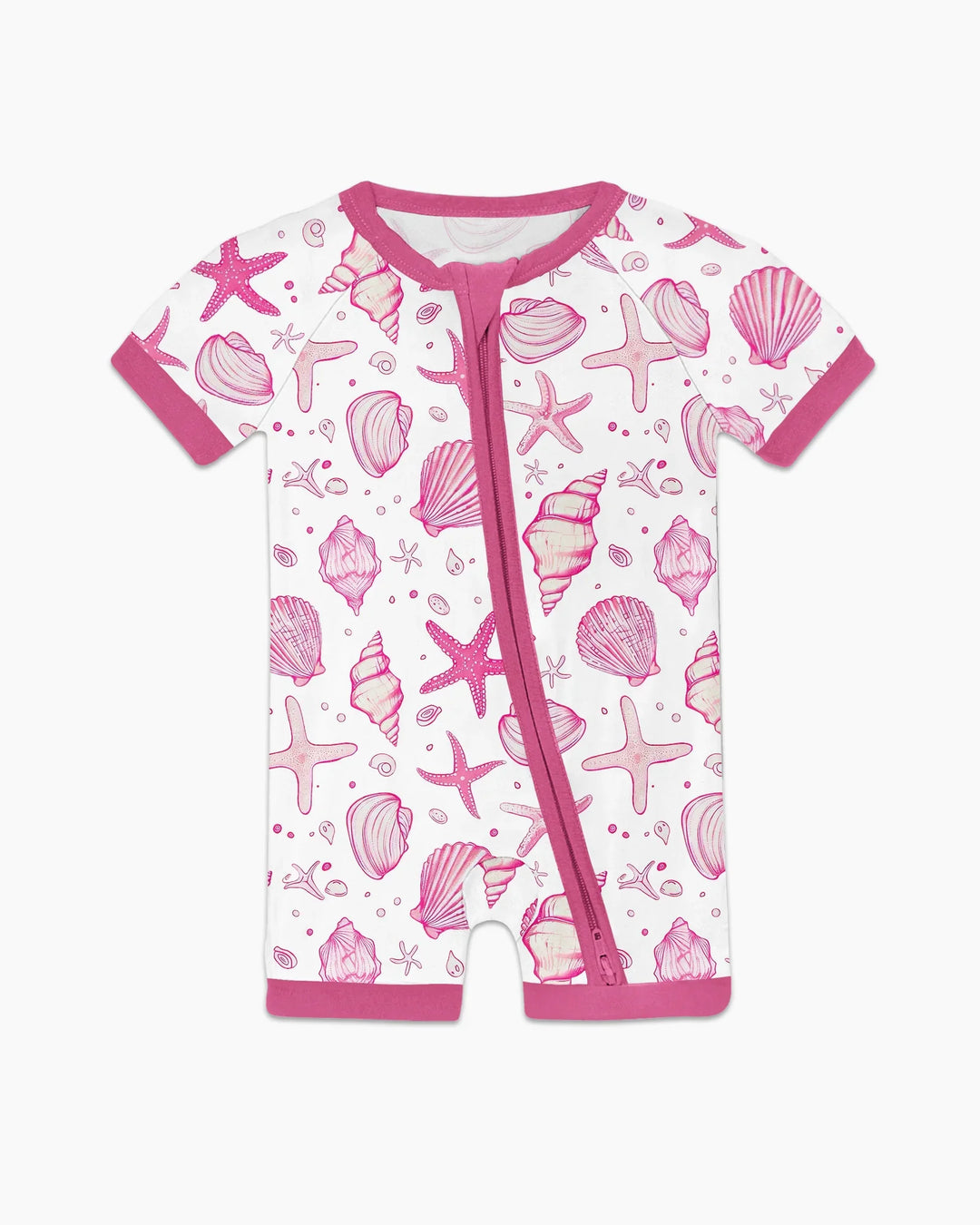 Coastal Charm Family Matching Bamboo Shorty Zippy
