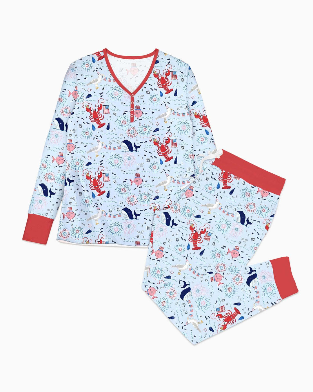 Vorlage Bambus Damen Pyjama Set