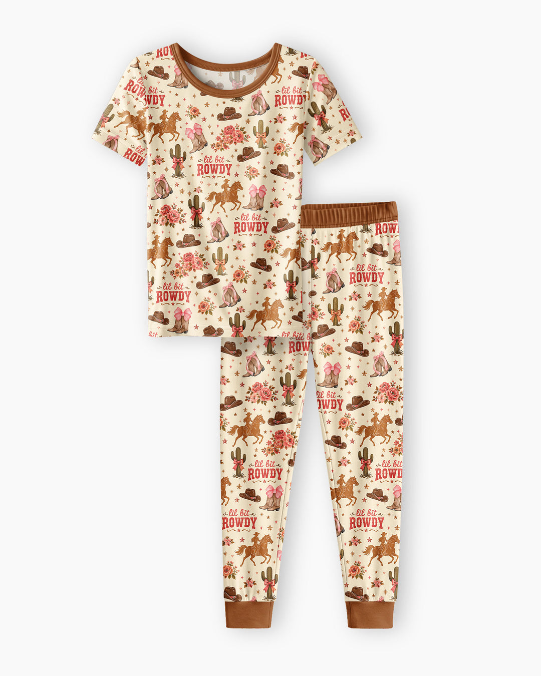 Zweiteiliges, kurzärmliges Pyjama-Set mit Marienkäfern