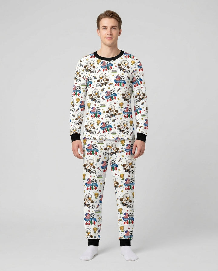plantilla Conjunto de Pijama de Bambú para Hombre