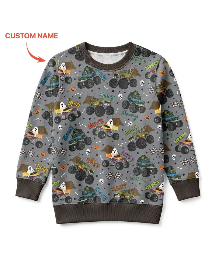 Sudadera de cuello redondo de bambú con plantilla personalizada