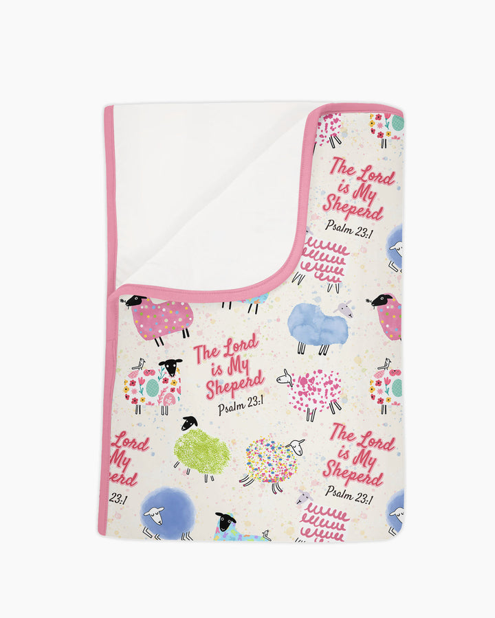 The Lord Is My Shepherd Psalm 23 Bamboo Blanket