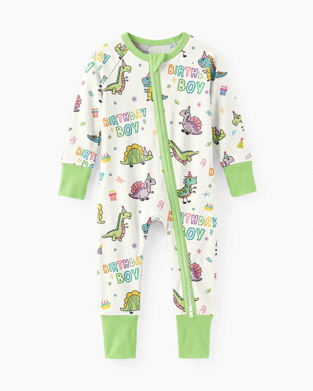 Dino Birthday Boy Bamboo Convertible Zippy